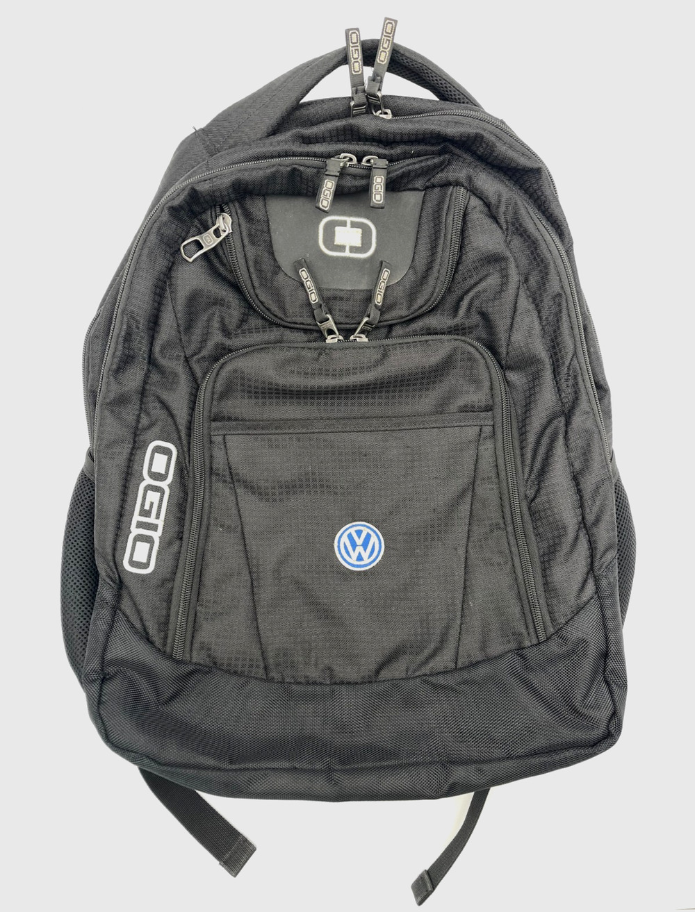 Ogio Excelsior Backpack Gray Black Geometric Pattern Travel Laptop School Work